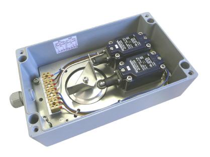 Endschalterbox mit mechanischen Schmersal-Endschaltern
