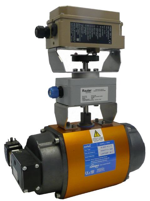 Endschalterbox zur Aufnahme von Samson-Stellungsregler