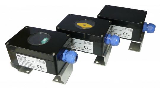 Ex i ... 8 V DC Vestamid-Endschalterboxen f�r pneumatische Dreh- und Schwenkantriebe